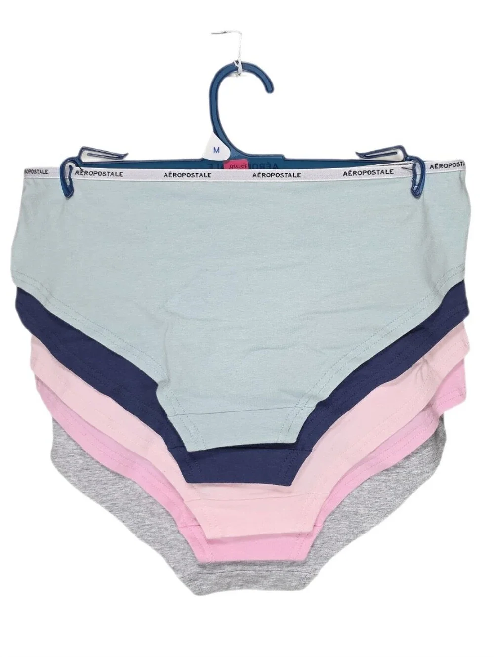 Aeropostale Women's Cheeky Hipster Hiphugger Underwear Panties 5-Pack M
